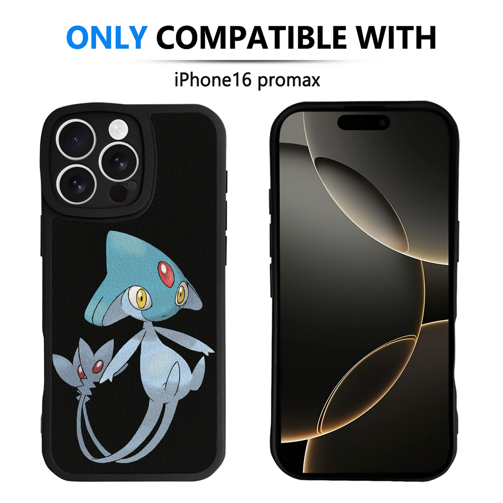 （画像用） ポケットモンスター Pokémon 【iPhone 16シリーズ対応】シリコンスマホケース（レザー調） 材質：シリコン